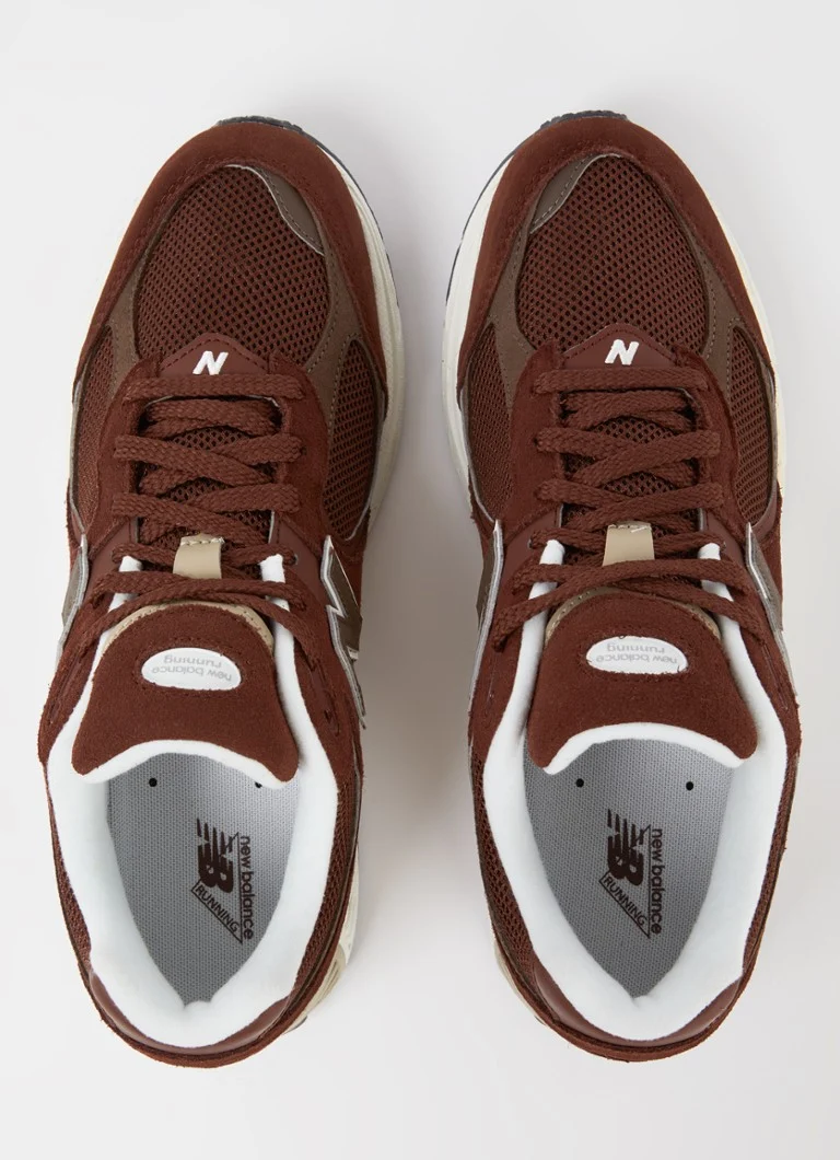 New Balance 2002R – buty sportowe z siateczki z detalami ze zamszu