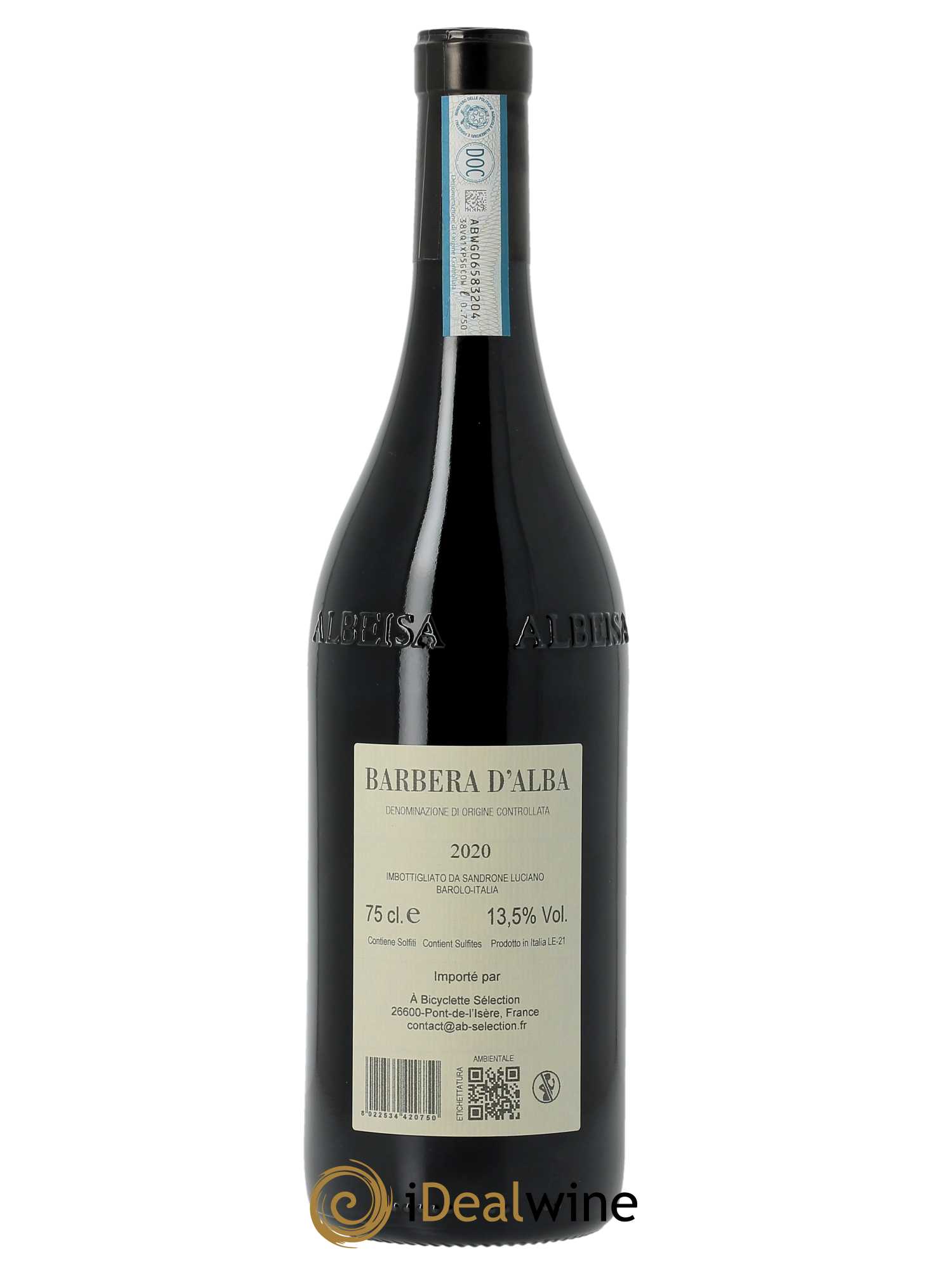 Barbera d'Alba DOC Luciano Sandrone  2020 - Lot de 1 Bouteille