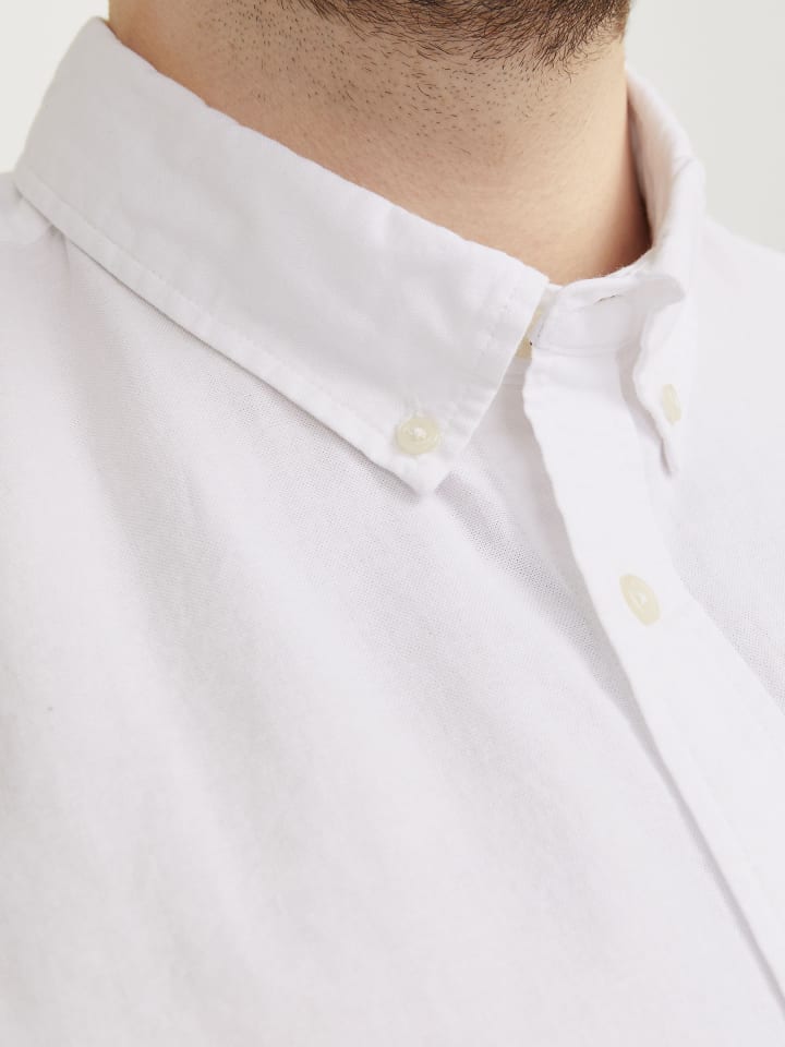 JACK & JONES PLUS Freizeithemd in White günstig kaufen
