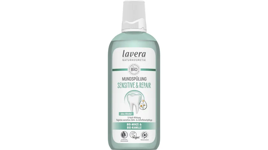 lavera Mundspülung Sensitive & Repair 400 ml