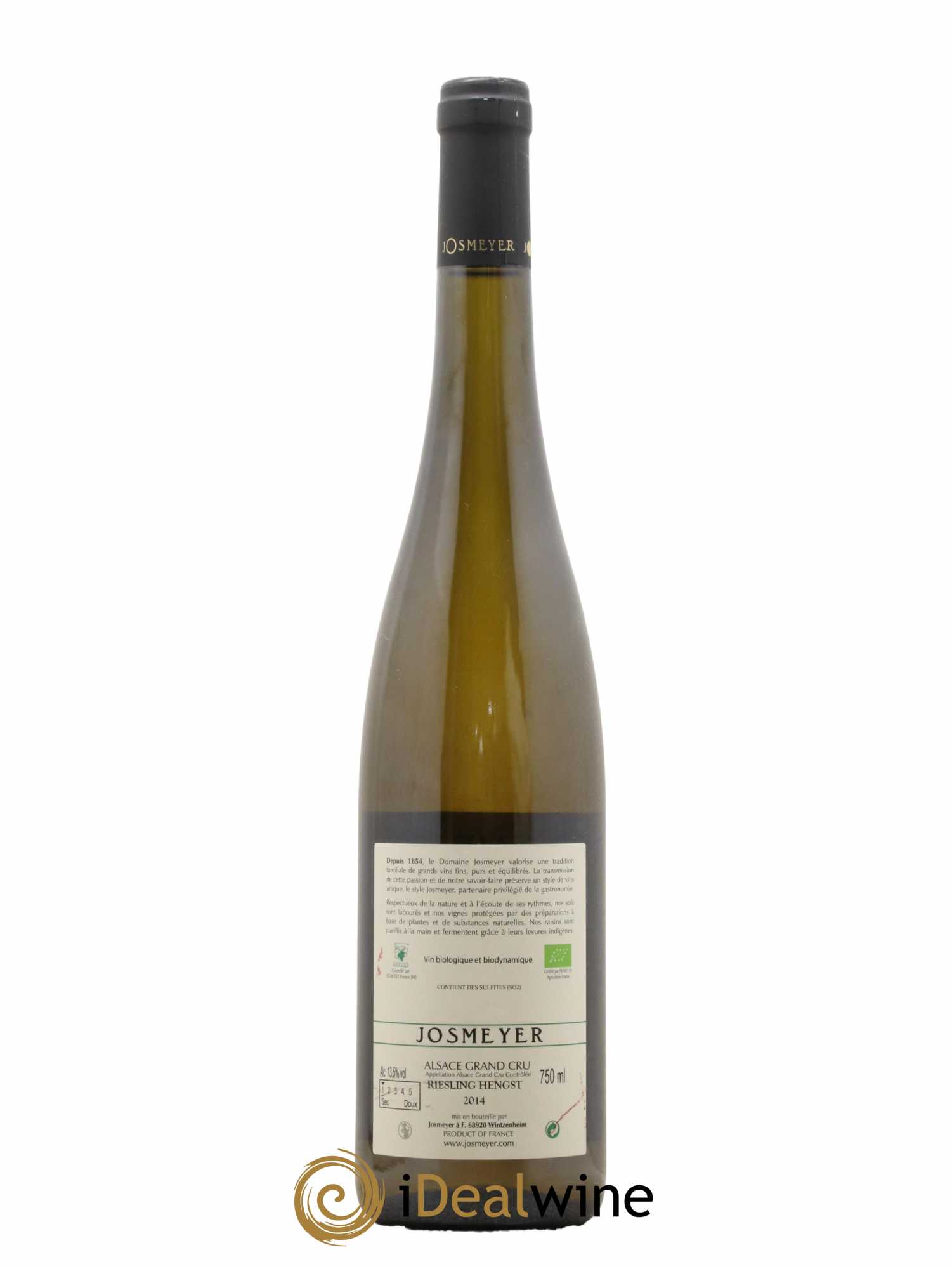 Alsace Hengst Josmeyer 2014 - Lot de 1 Bouteille
