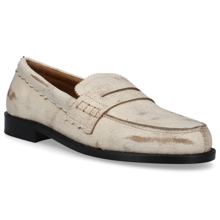 Golden Goose - Loafer CLASSIC JERRY Kalbsleder - weiß