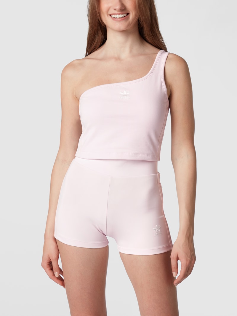 Crop Top aus Baumwoll-Mix in rosa