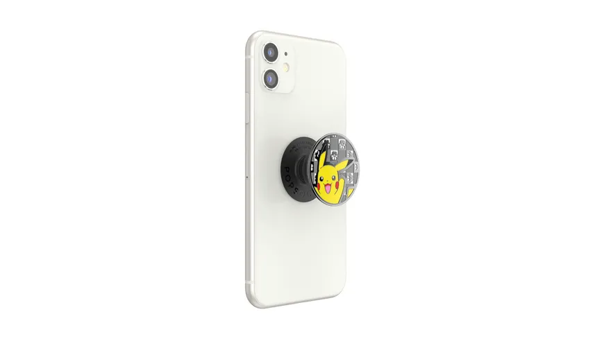 PopGrip - ausziehbarer Handy-Griff Handyhalter - Pokémon Enamel Hey Pikachu