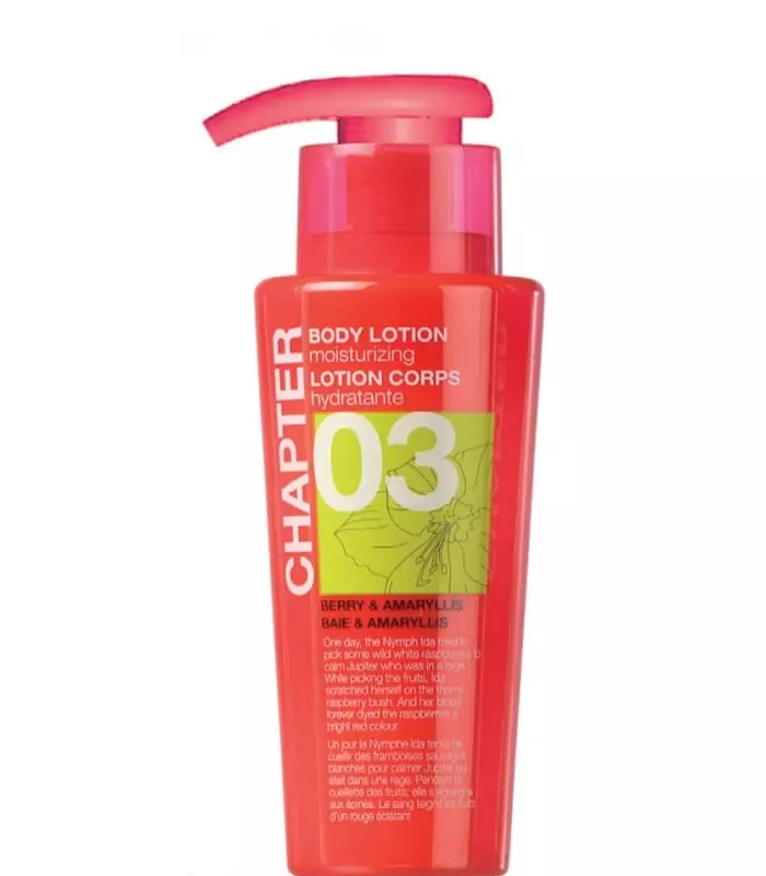 CHAPTER 03 LOTION CORPORELLE Baies & Amaryllis