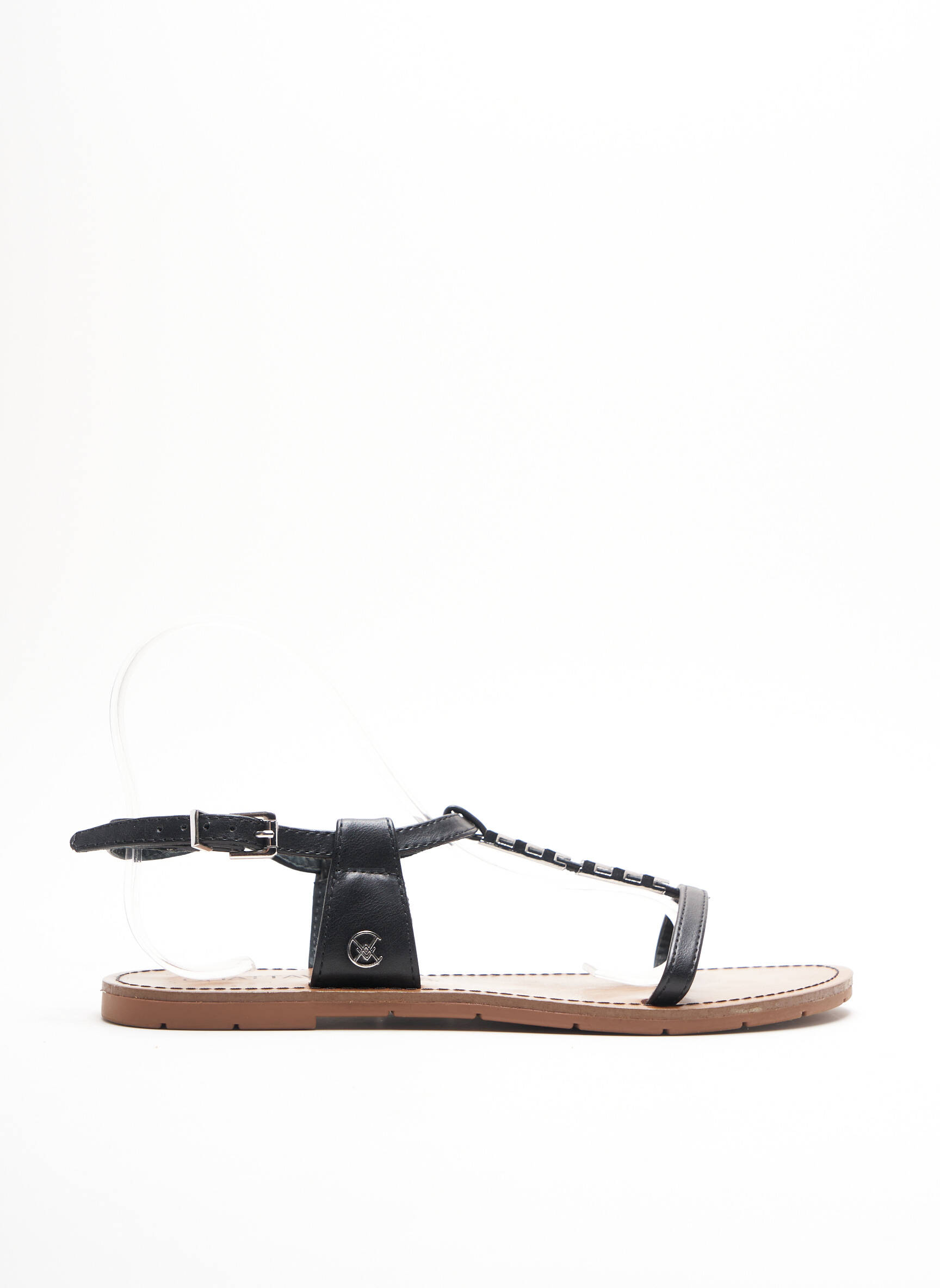 Chattawak Sandales Nu Pieds Femme couleur noir
