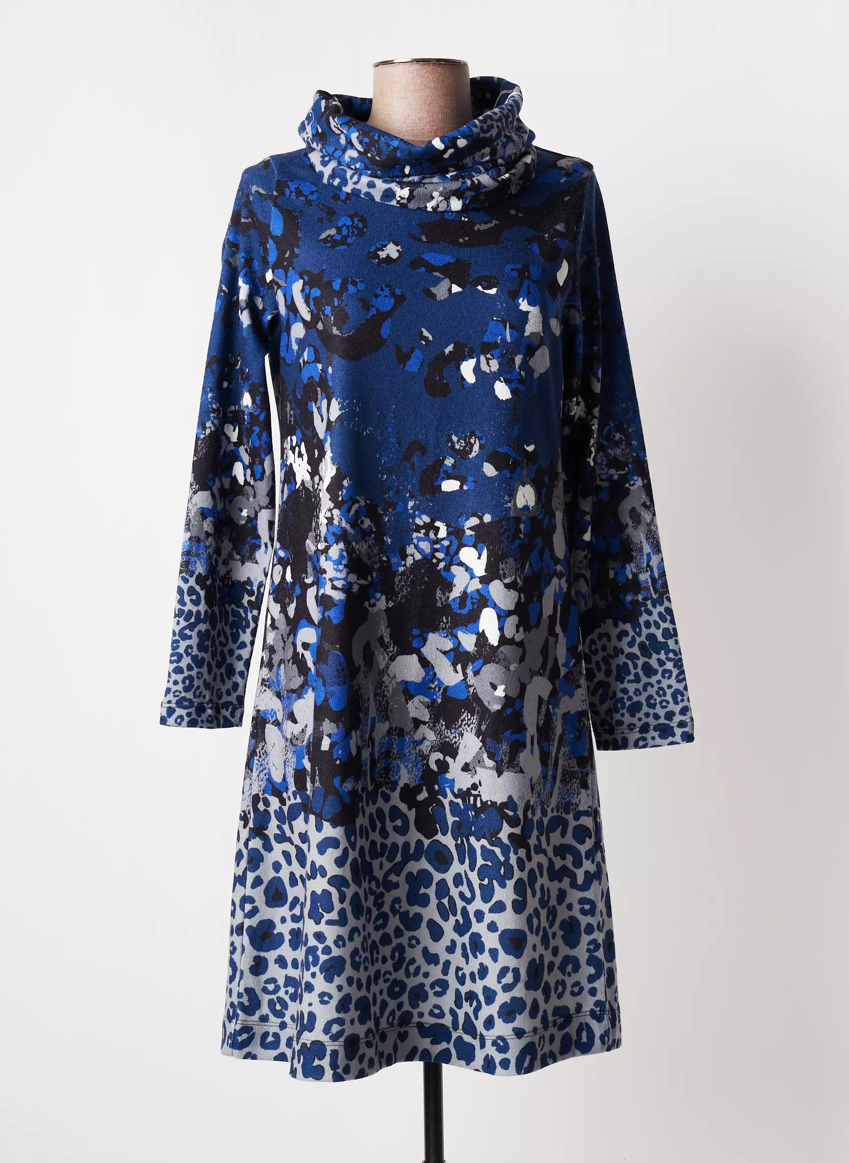 Maloka Robes Pulls Femme couleur bleu