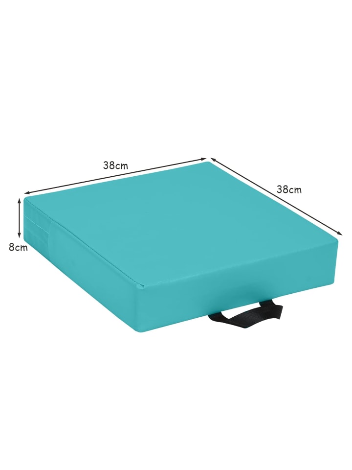 COSTWAY 6er Set Stuhlkissen in Blau günstig kaufen 38 cm