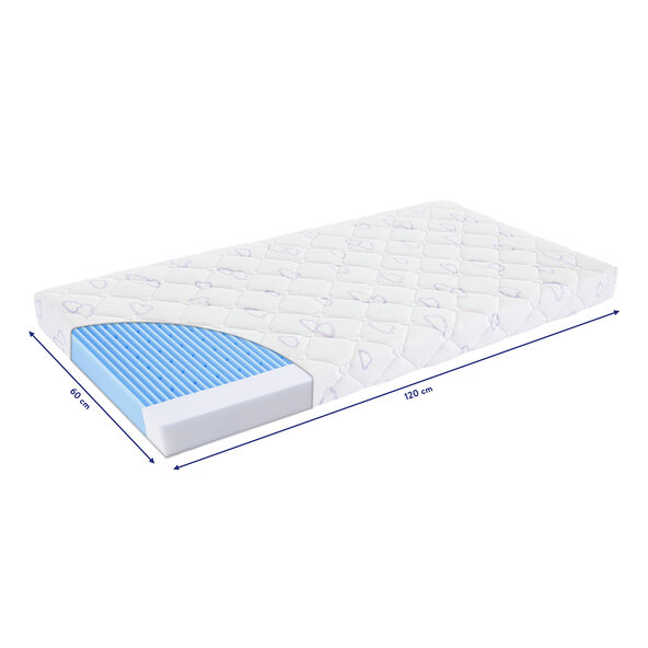 Gitterbettmatratze Air Flow Comfort, 60 x 120 x 11 cm