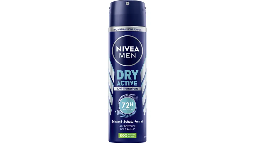 NIVEA MEN Deo Spray Dry Active Anti -Transpirant 150 ml