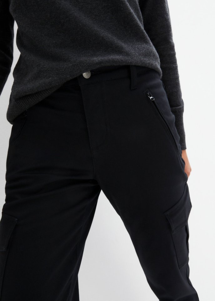 Wasserabweisende Funktionshose aus Stretch-Twill, Straight