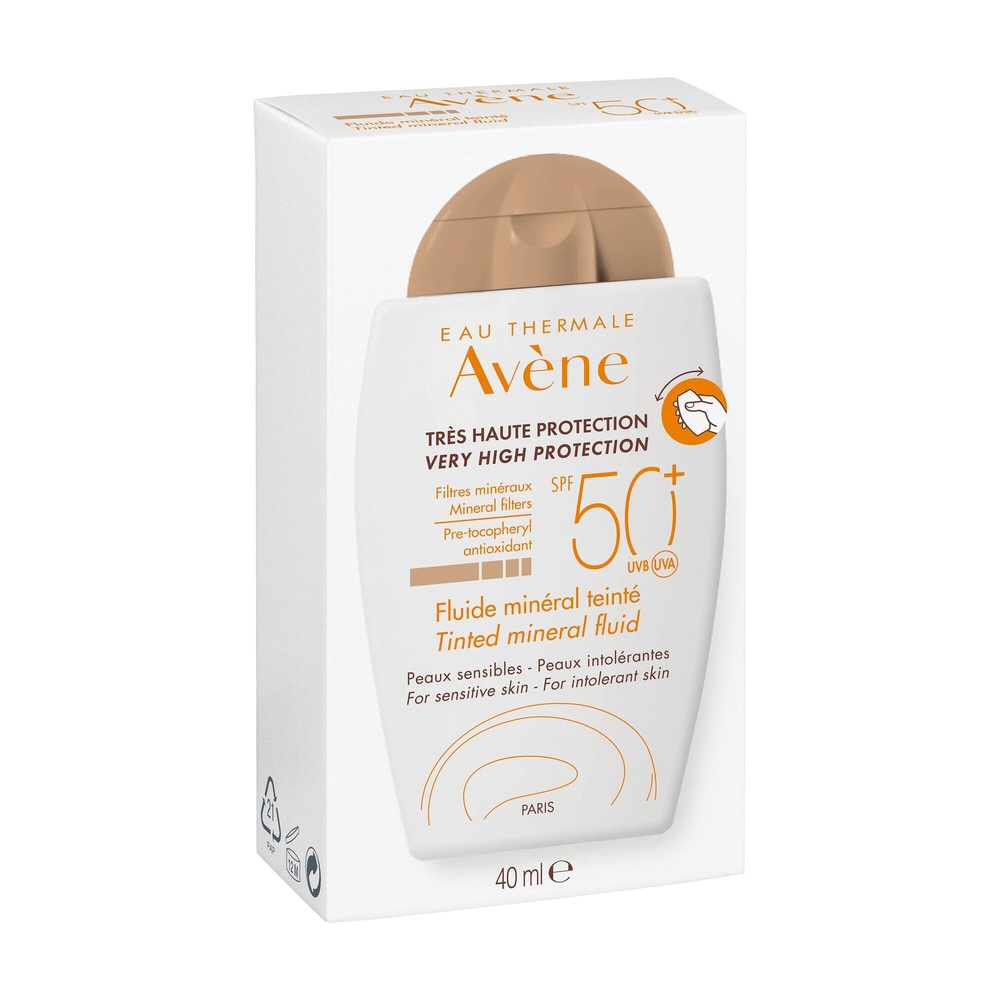 Avène Fluide minéral teinté SPF 50+ 40 ml Fluide