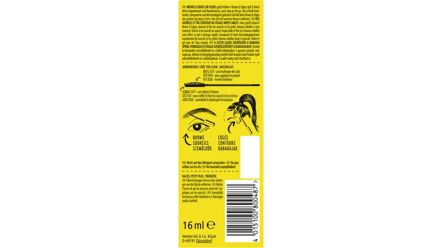 GOT2B 2in1 Stylinggel Kleber Brows & Edges 16 ml
