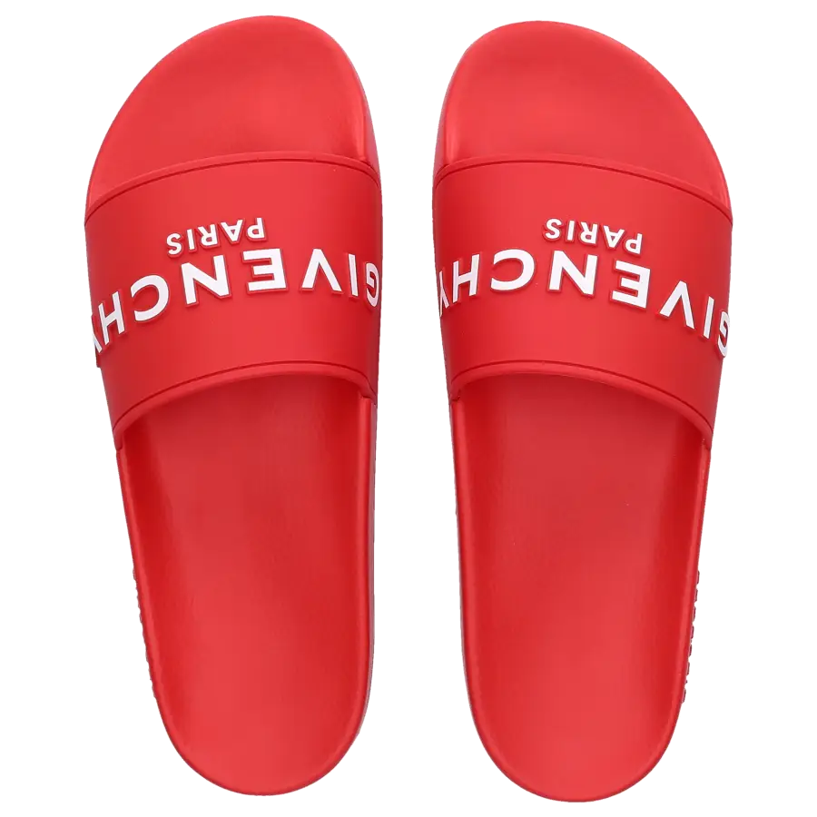 Givenchy - Badeschuhe PARIS Kautschuk - rot