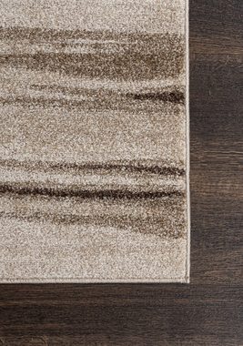 Läufer Läufer Flurläufer Modern für Vorzimmer, Küche - Beige Creme, Mazovia, 70 x 100 cm, Kurzflor, Meterware, Höhe 10 mm, Kurzflor - niedrige Florhöhe