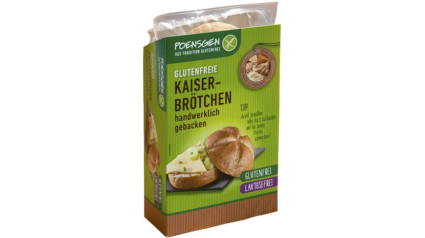 Poensgen Kaiserbrötchen Glutenfrei 150 g