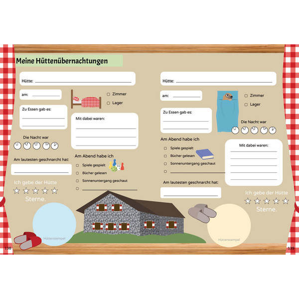 MEINE TOUREN - WANDERTAGEBUCH FÜR KINDER - Kinderbuch