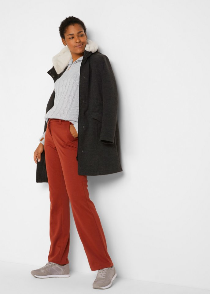 Troyer Pullover mit Zopfmuster