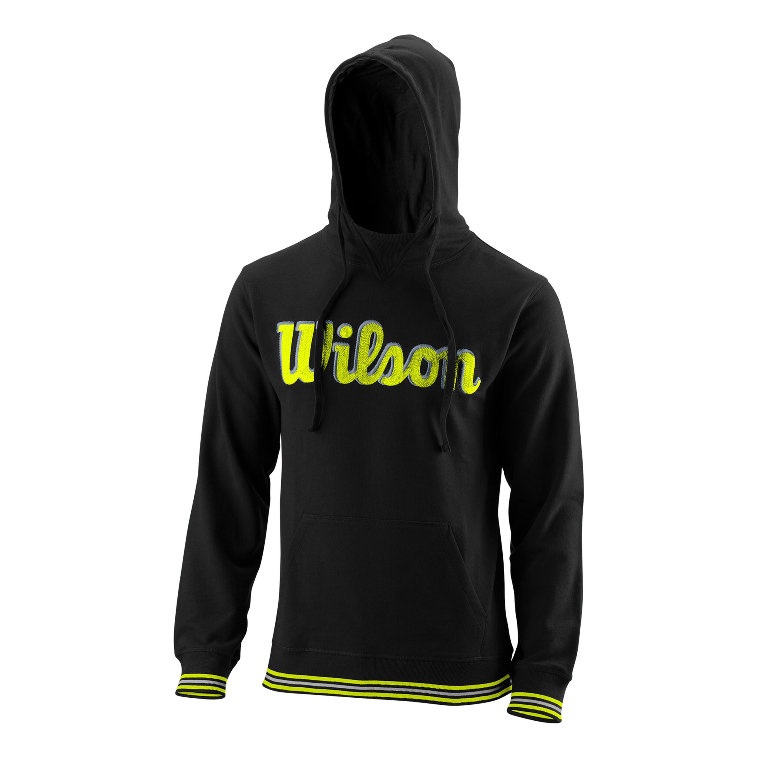 Go To Woven Hoody Herren - Schwarz, Gelb