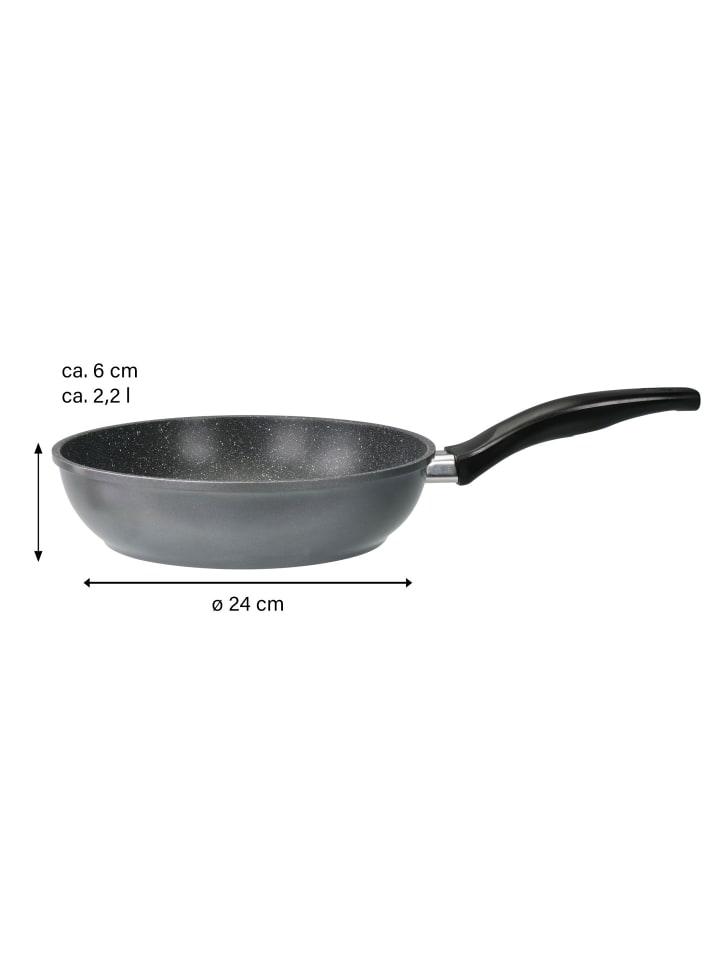 Stoneline Schmorpfanne | ohne Deckel in Anthrazit | 24cm günstig kaufen Ø 24cm