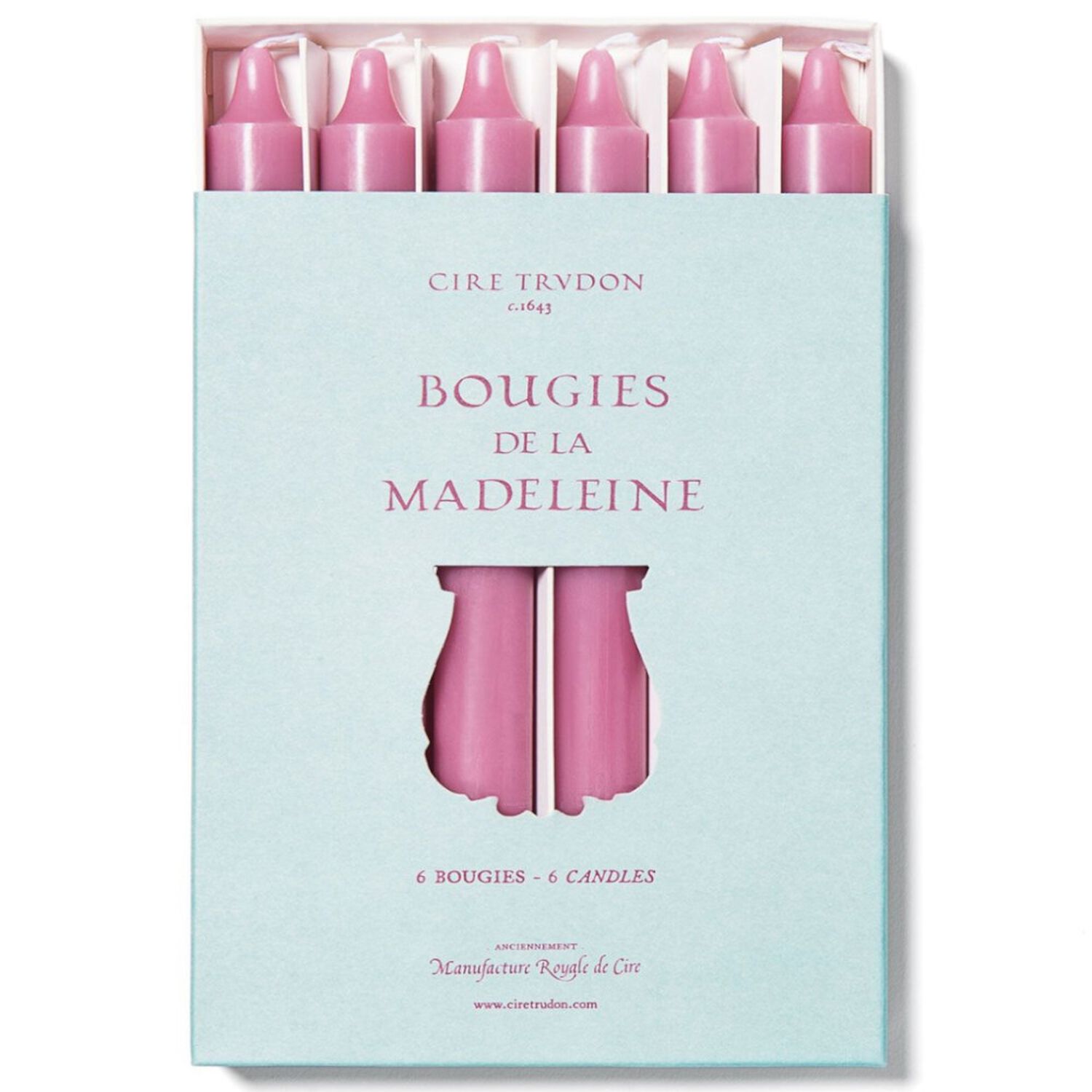 Trudon Madeleine Rose 6 Bougies