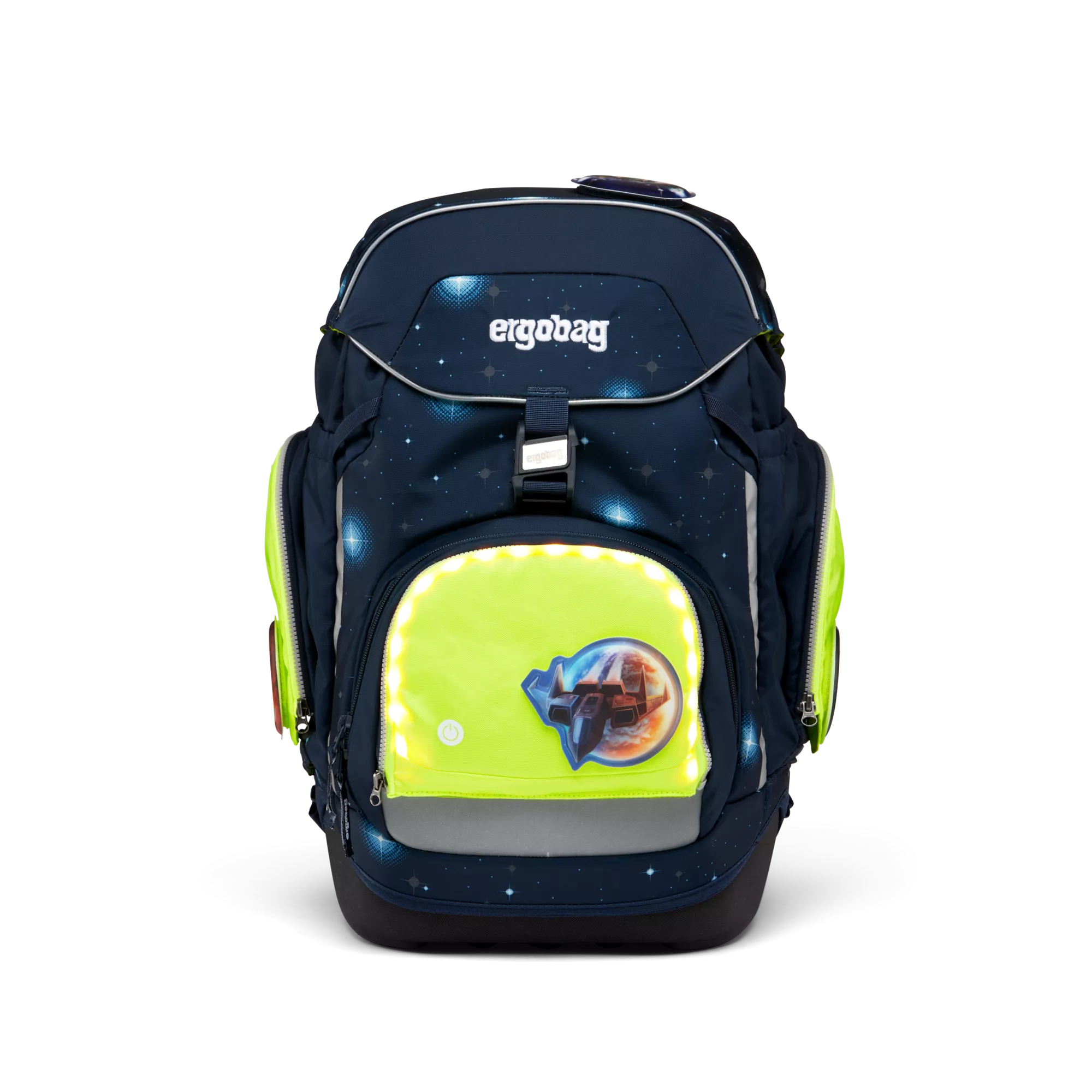 ergobag Fluo LED Zip Set Gelb