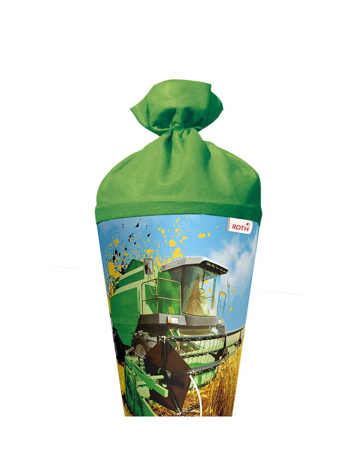 ROTH Schultüte groß Mähdrescher 70 cm in Grün günstig kaufen onesize