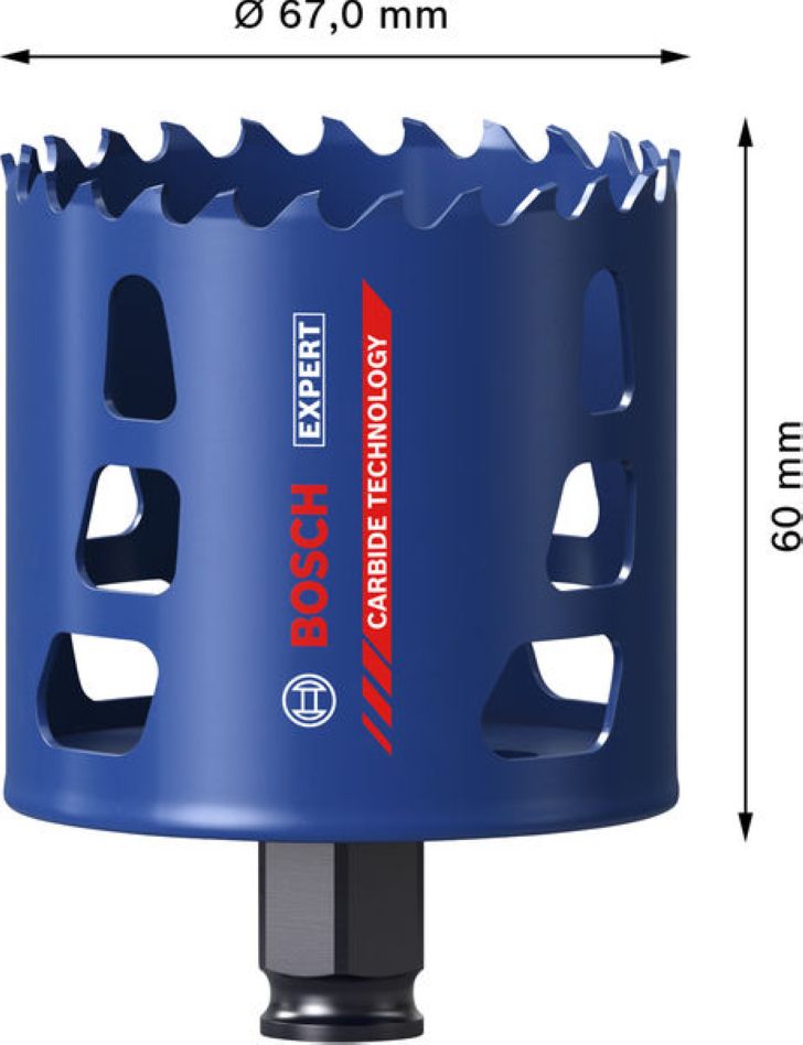 Bosch plavi pribor 2608901893 EXPERT Power-Change kružna pila za više materijala 67 mm