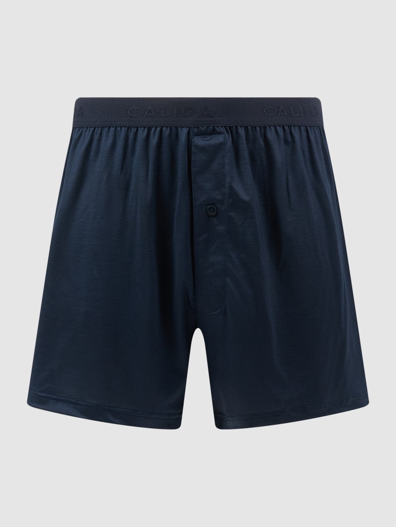 Boxershorts aus Lyocell in dunkelblau
