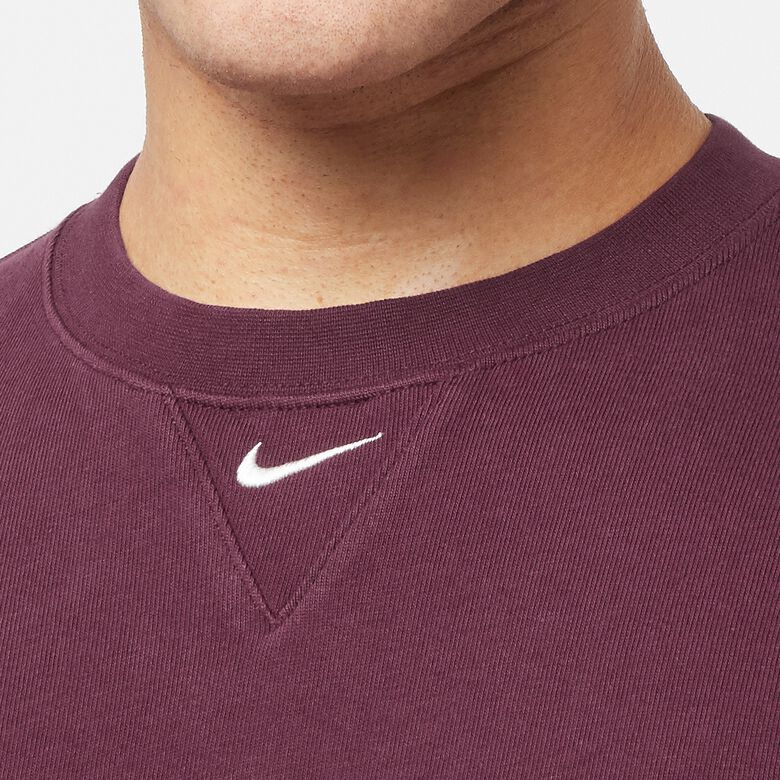 NIKE Solo Swoosh T-Shirt night maroon/white