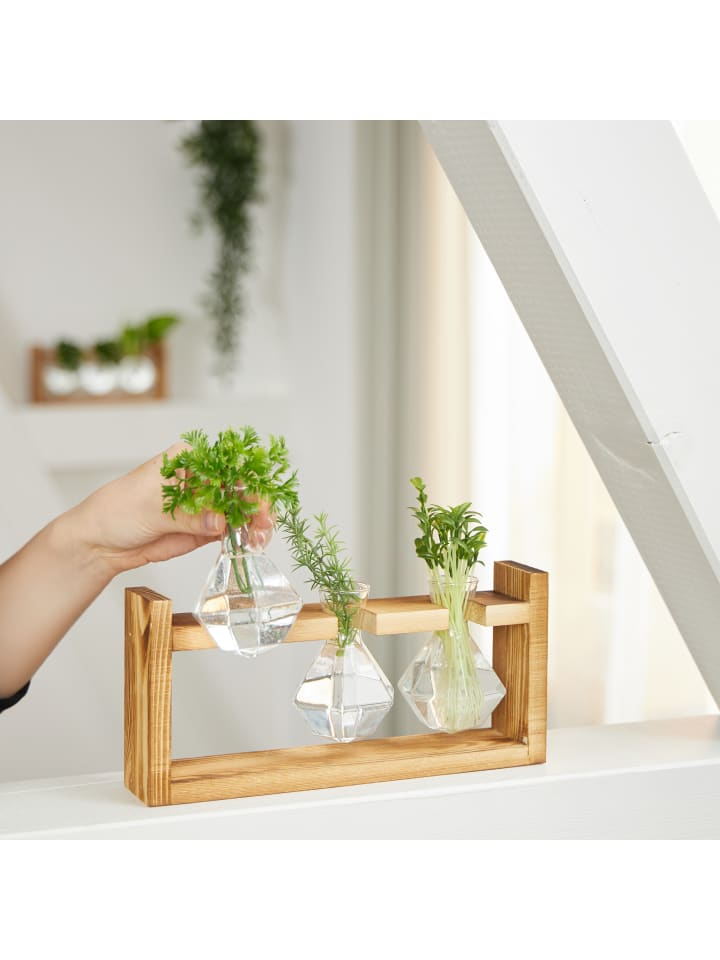 relaxdays Reagenzglas Vase 