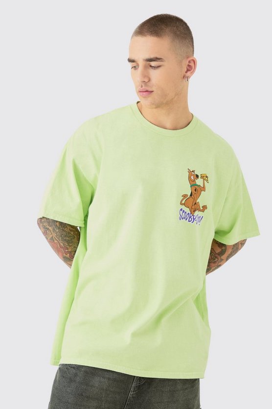 Oversize T-Shirt mit lizenziertem Scooby Doo Print