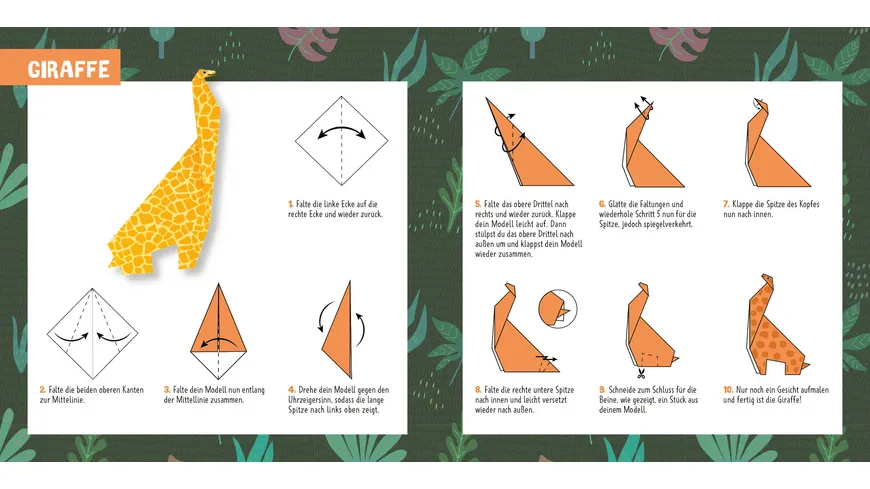 88 x Origami Kids – Wilde Tiere
