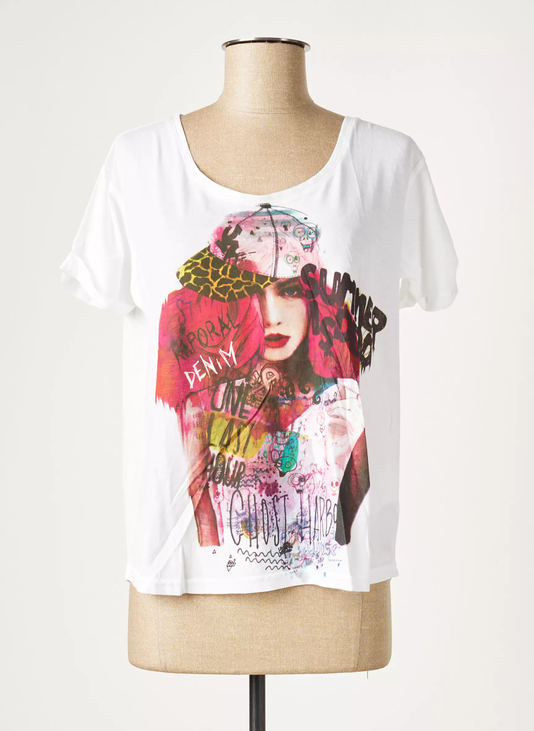 Kaporal Tshirts Femme couleur blanc