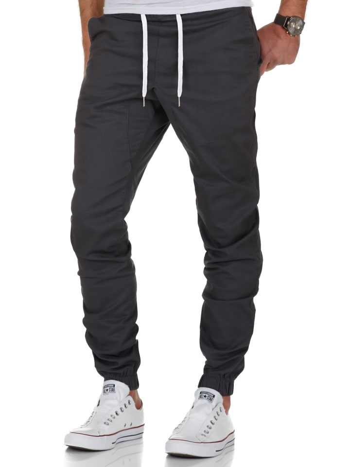 Amaci&Sons Basic Jogger-Chino NEW JERSEY in Anthrazit günstig kaufen
