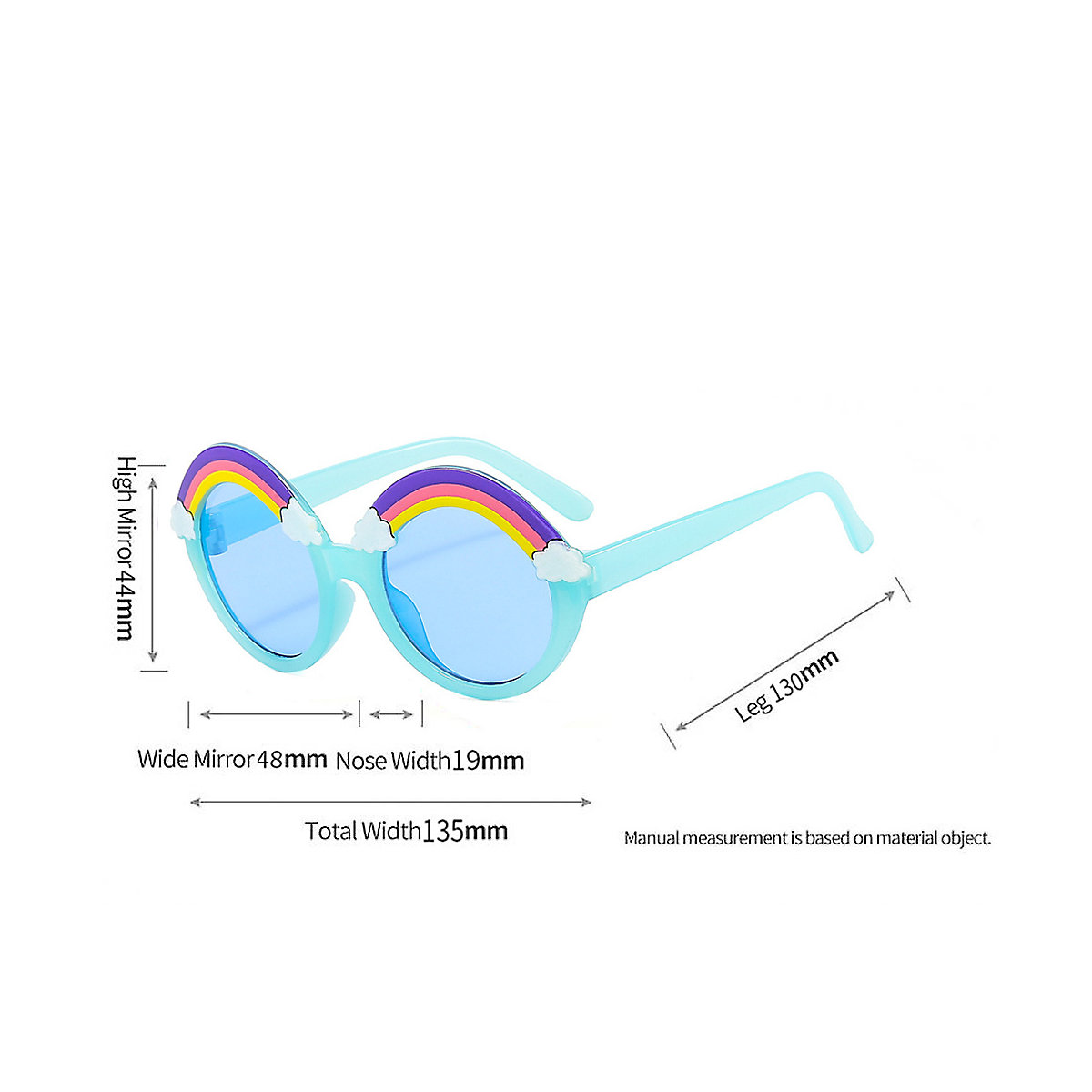 Sonnenbrille Regenbogen UV400 Sonnenbrillen für Kinder