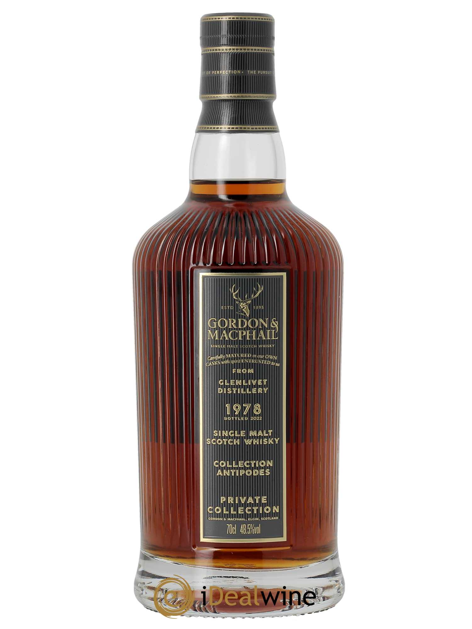 Whisky Glenlivet 44 ans Sherry Cask Antipodes (70cl) 1978 - Lot de 1 Bouteille