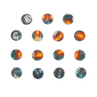 Nekropolis 28.5 mm Round Base Toppers (15)