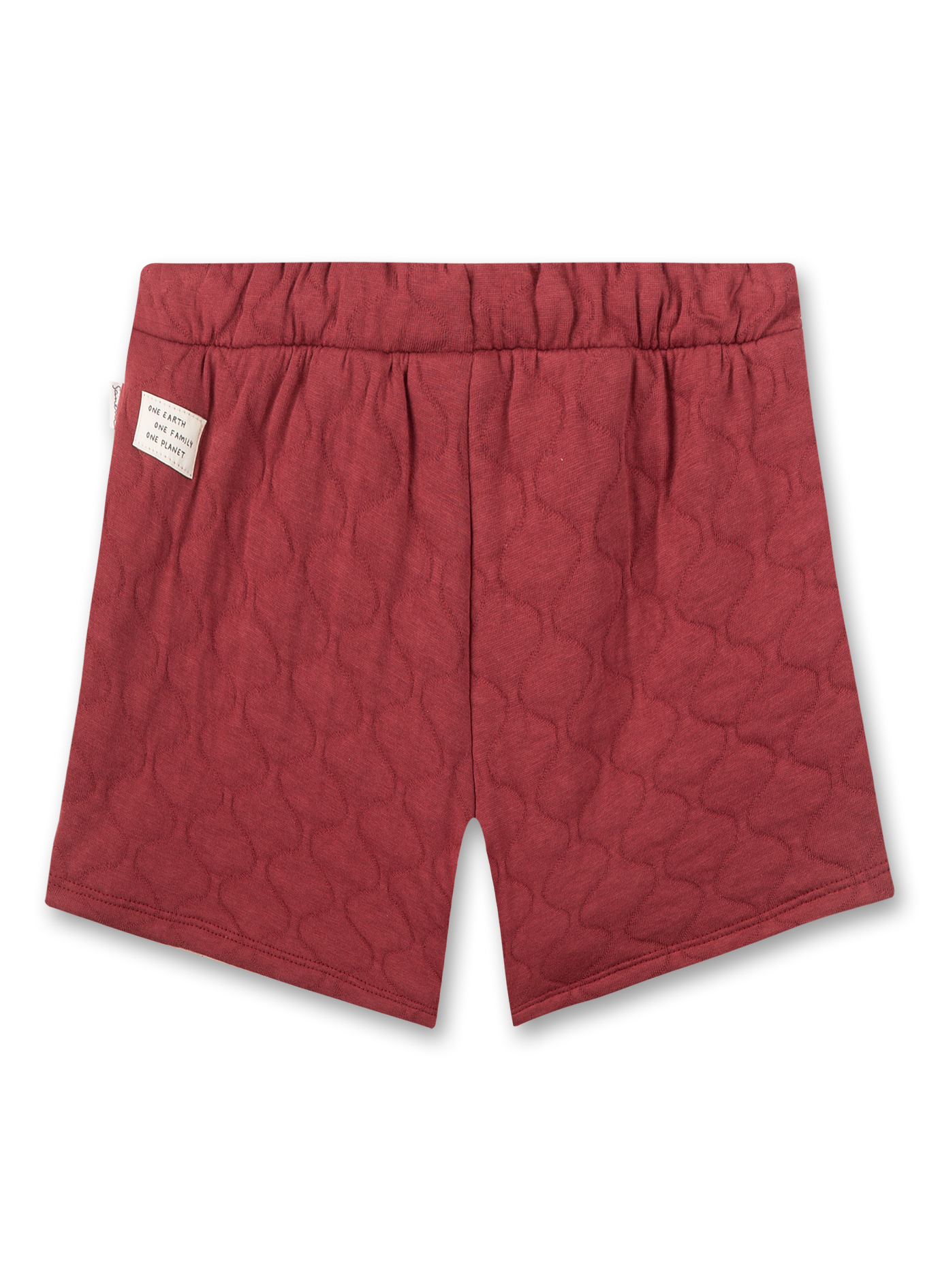 Mädchen-Shorts Rot in Steppoptik