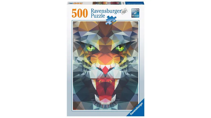 Ravensburger Puzzle - Löwe aus Ploygonen - 500 Teile