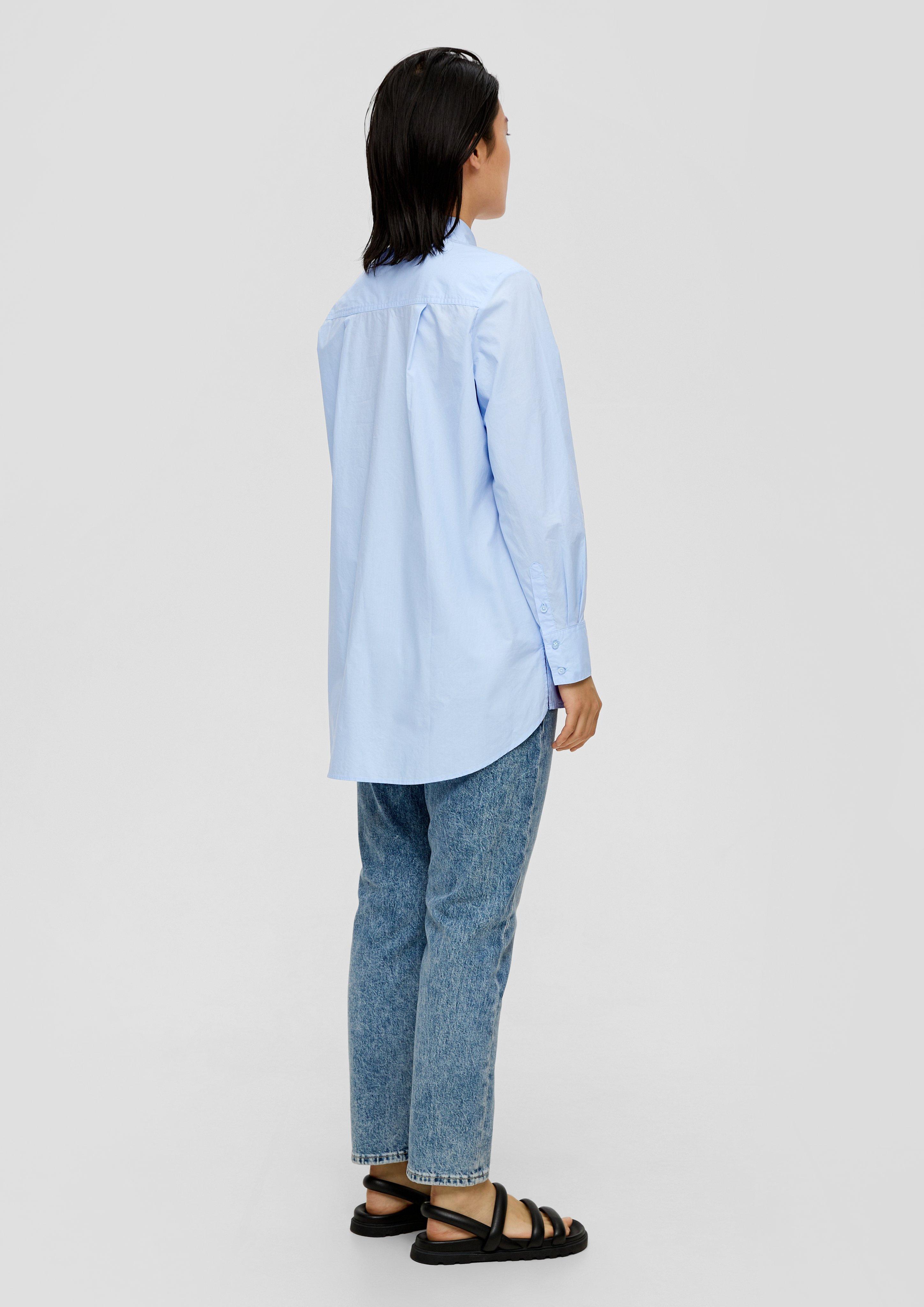 Baumwollbluse mit verlängertem Rückensaum  2139908-5061