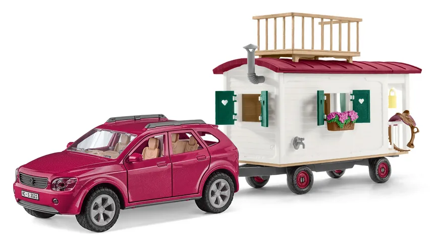 Schleich 42593 - Horse Club - Wohnwagen für geheime Club-Treffen