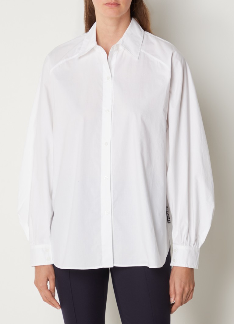 HUGO BOSS  Erinnia blouse met ballonmouw