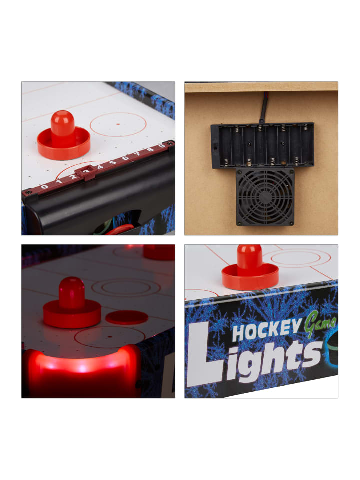 relaxdays Airhockey Tischspiel in Bunt günstig kaufen onesize