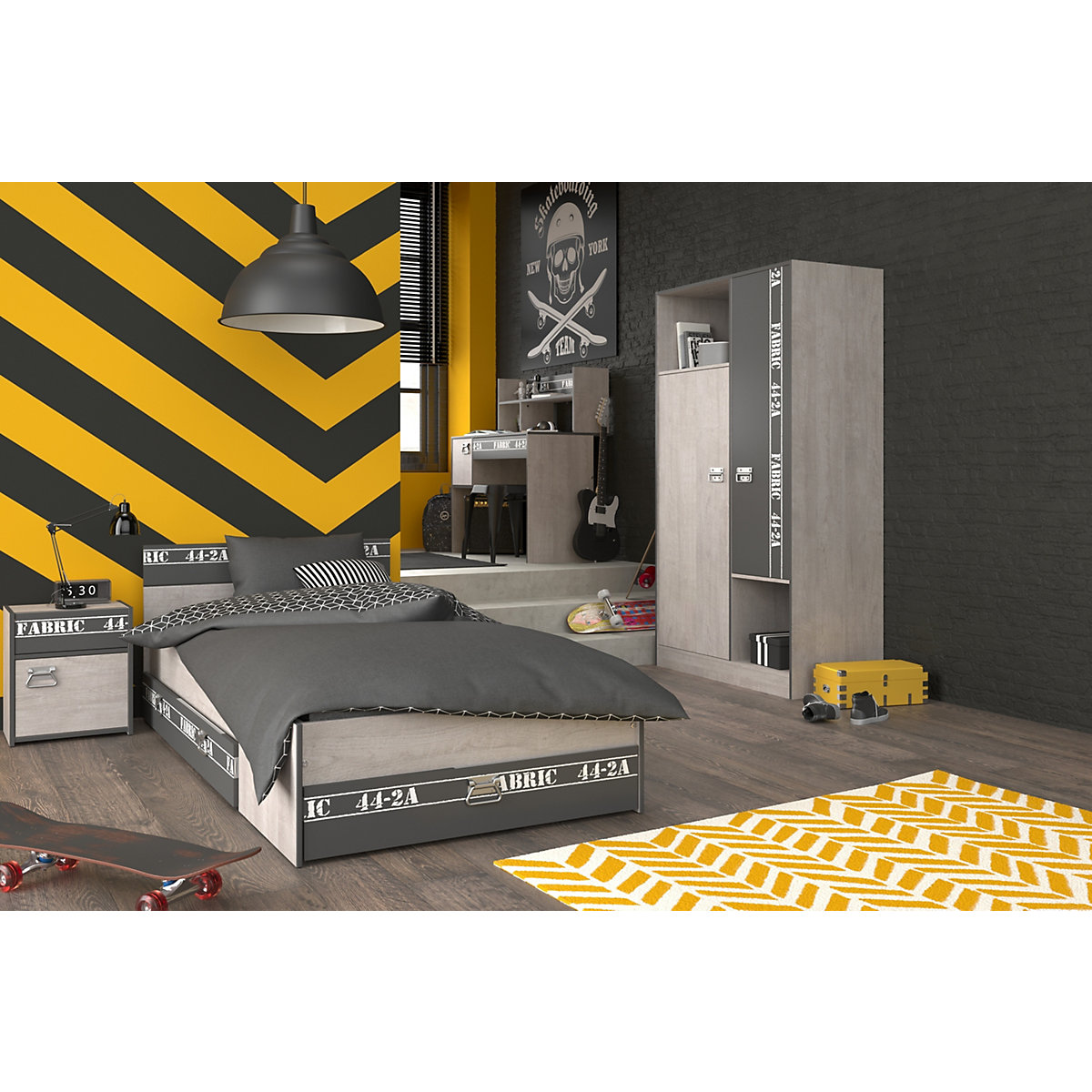 Jugendzimmer Set Fabric 12