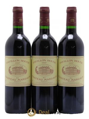 Pavillon Rouge du Château Margaux Second Vin  1997 - Lot de 3 Bouteilles