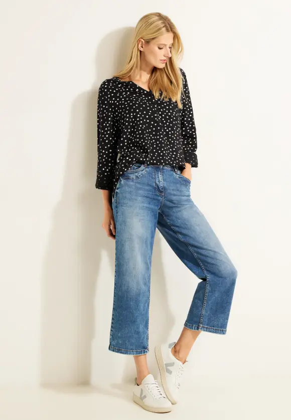CECIL Bluse mit Punktemuster