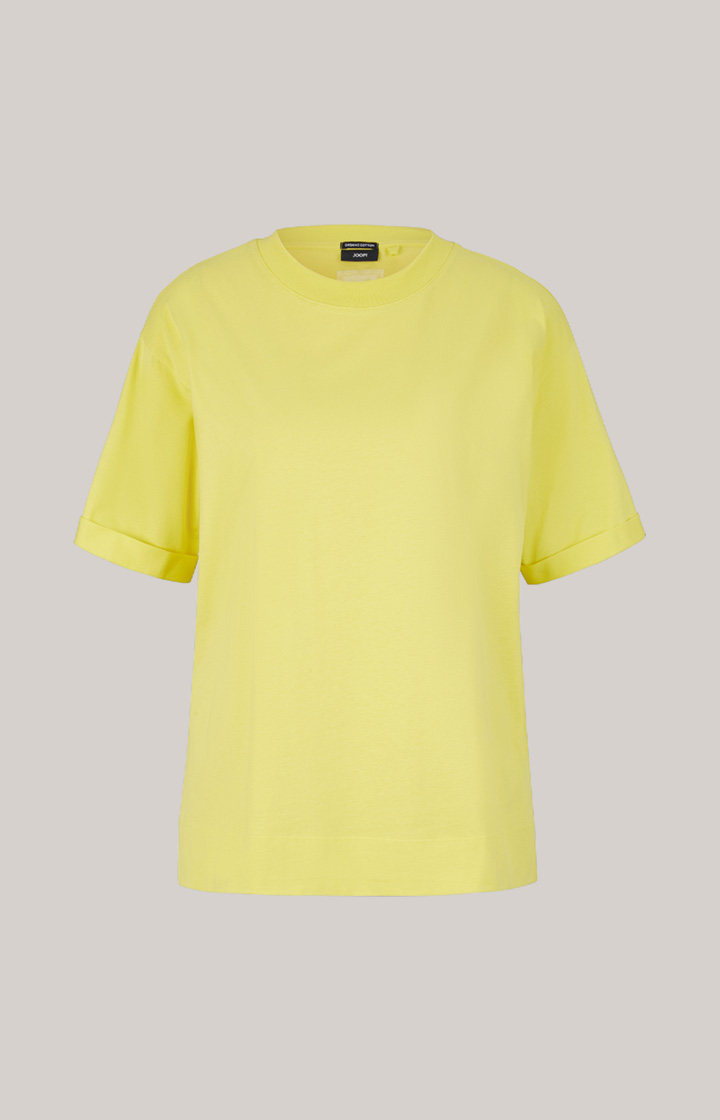 Baumwoll-T-Shirt in Gelb
