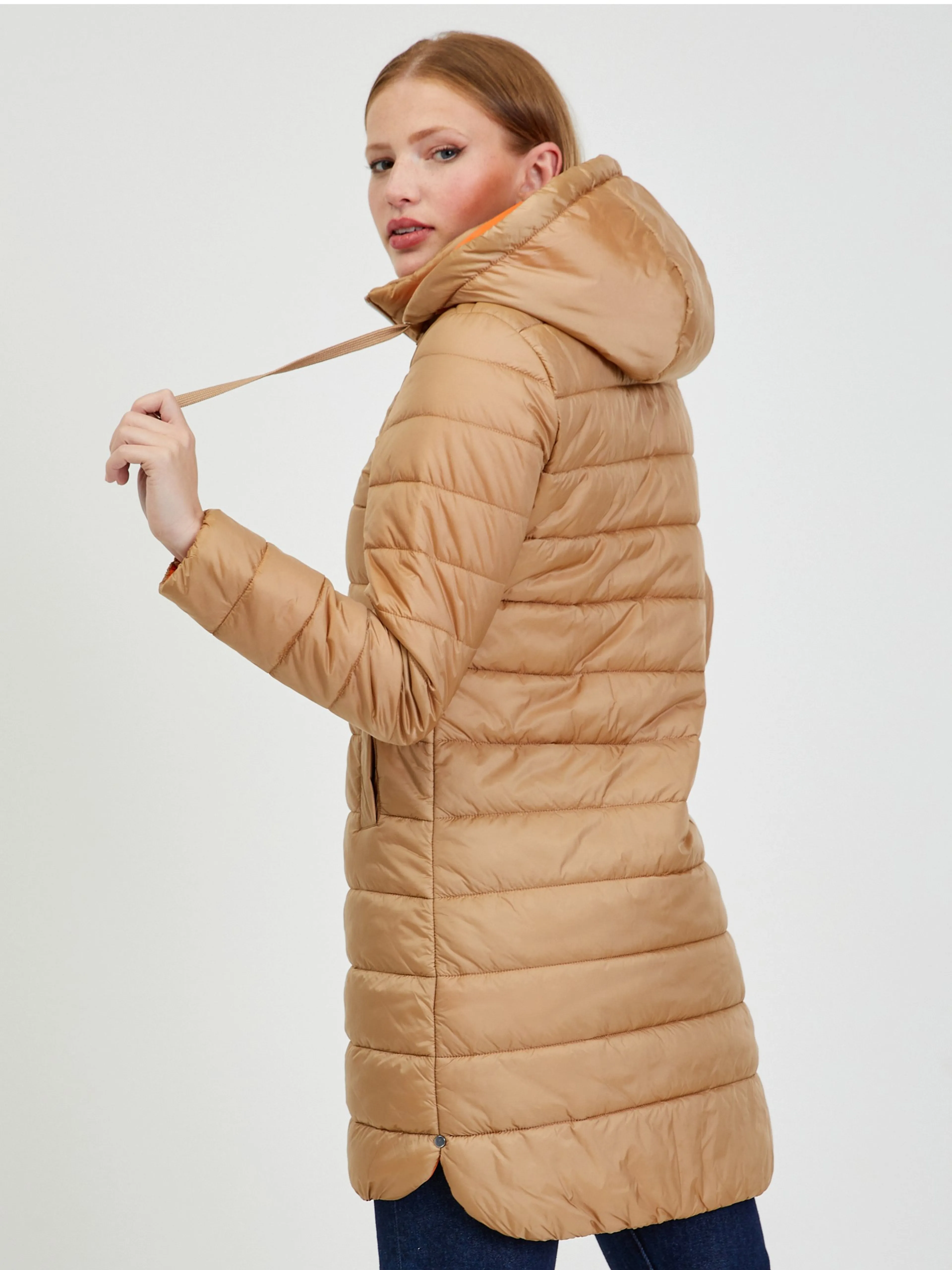 Hellbrauner Damen-Winter-Steppmantel ORSAY