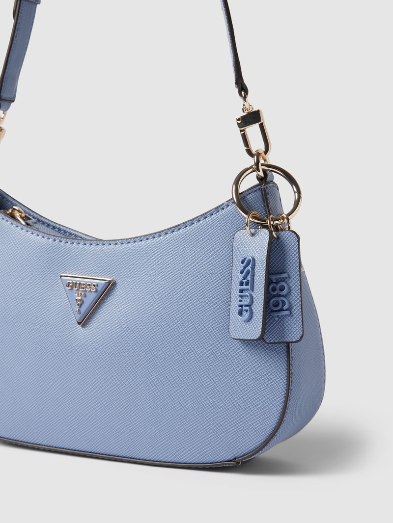 Handtasche mit Label-Details Modell 'NOELLE' in lila